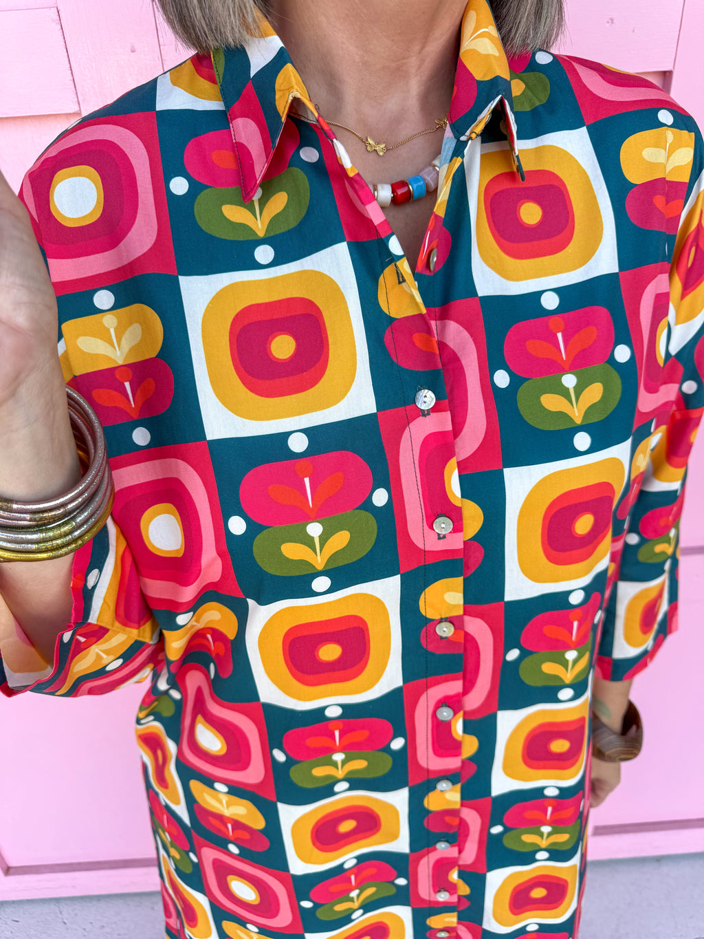 ADRIENNE | Regan Dress - Vintage Pop