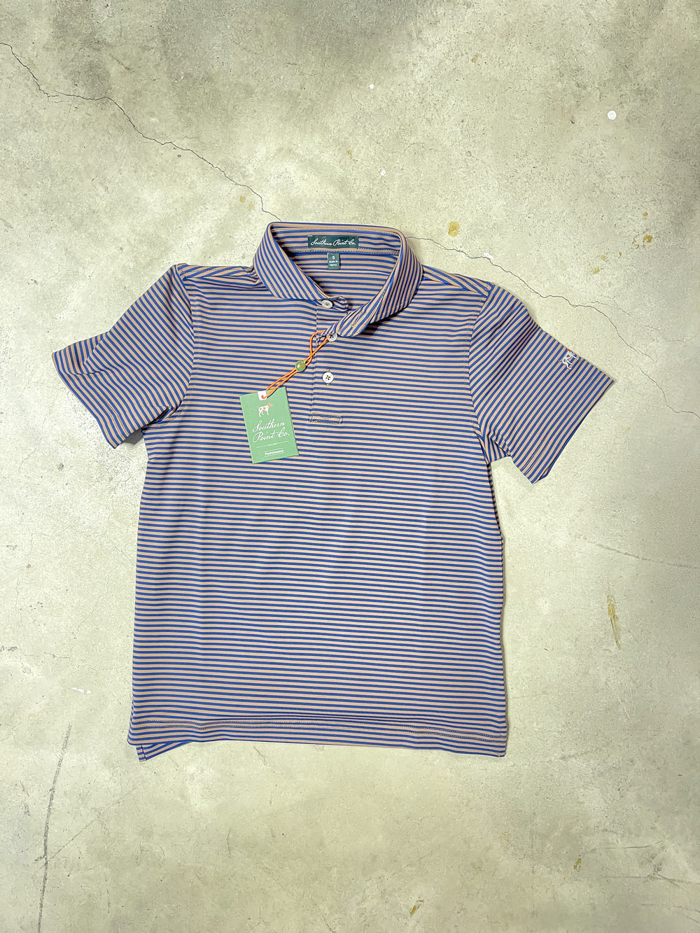 Southern Point Co. | YOUTH Performance Polo - Midnight Brown