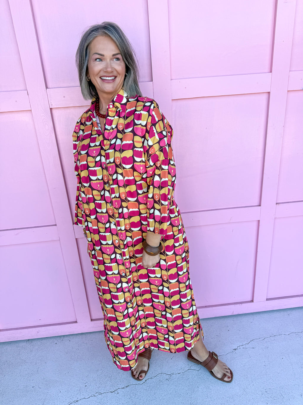 ADRIENNE | Regan Dress - Petal Groove