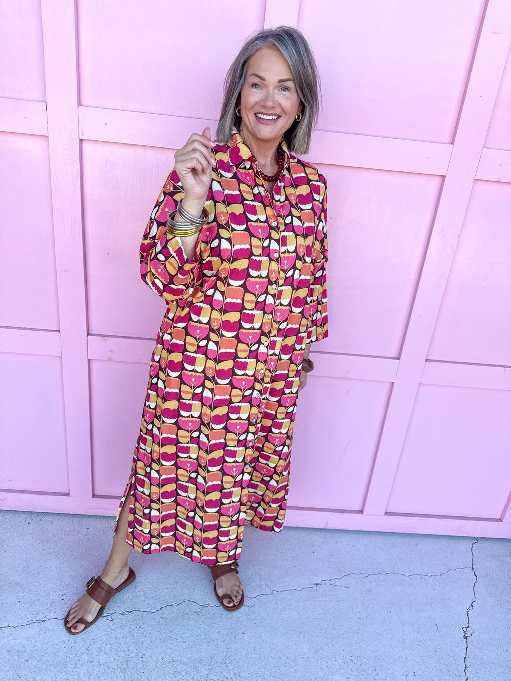 ADRIENNE | Regan Dress - Petal Groove