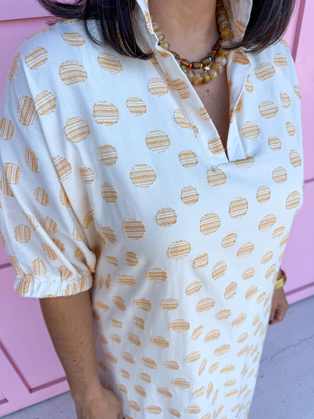 ADRIENNE | Blakely Dress - Honey Drops