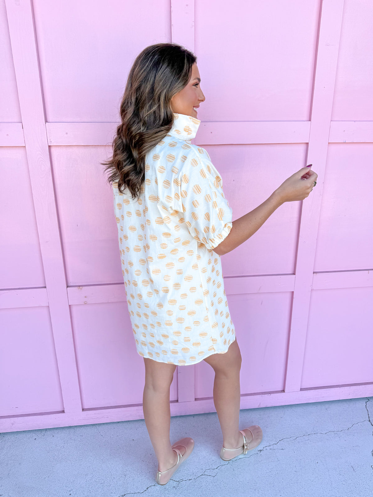 ADRIENNE | Charlotte Dress - Honey Drops