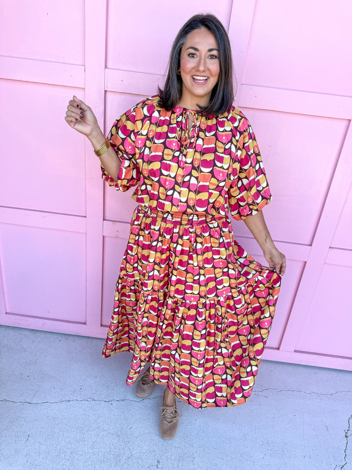 ADRIENNE | Aerin Skirt - Petal Groove