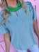 Mary Square Lainey Top Simple Stripe Blue/Green womens boutique jincy's