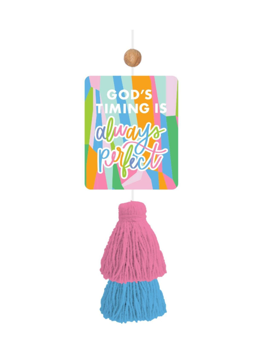 Mary Square | God's Timing Air Freshener