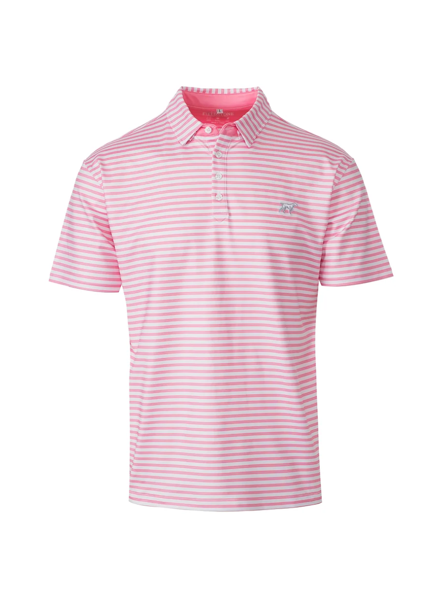 Fieldstone | Pink - YOUTH Carlyle Performance Polo