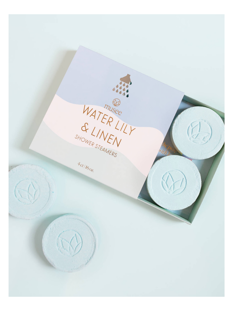 Musee | Water Lily & Linen Shower Steamers