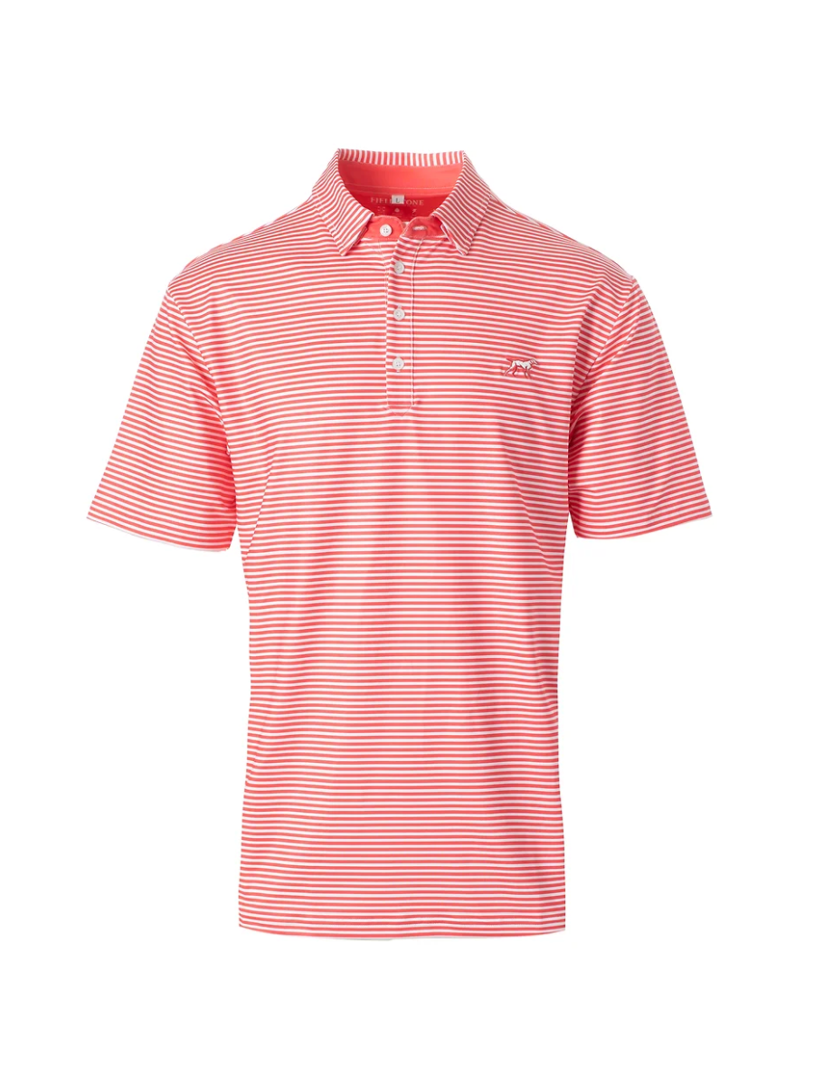 Fieldstone | Coral - The Marshall Performance Polo