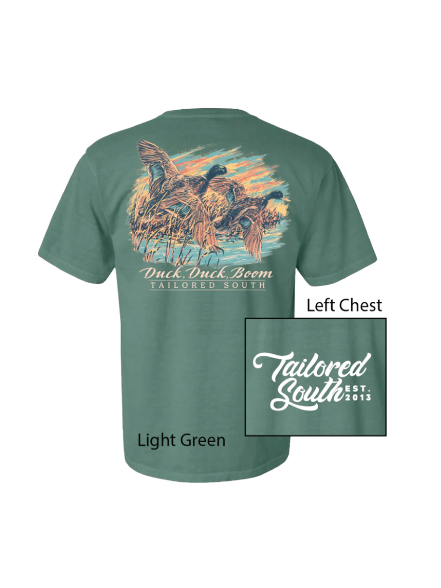 Tailored South | Ducks Tee - Green