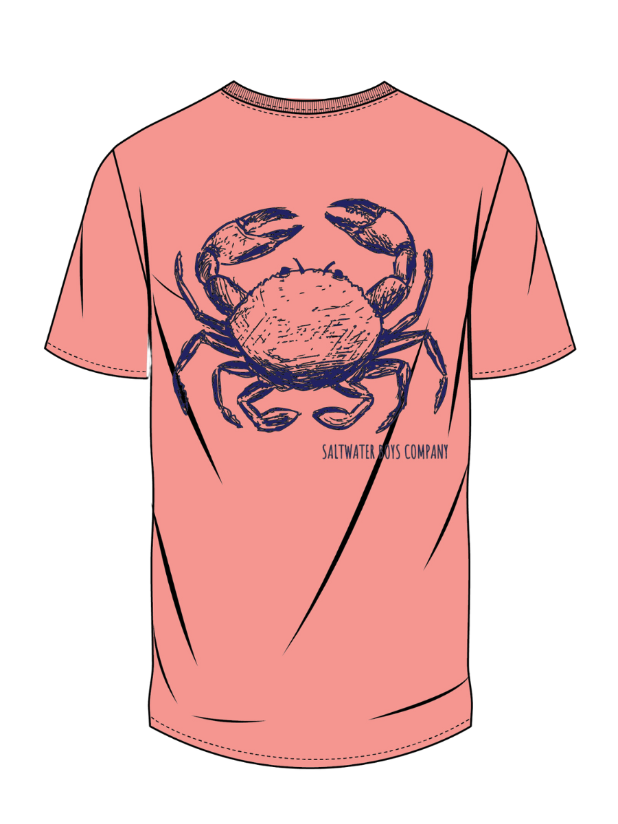 Saltwater Boys | Blue Crab Tee