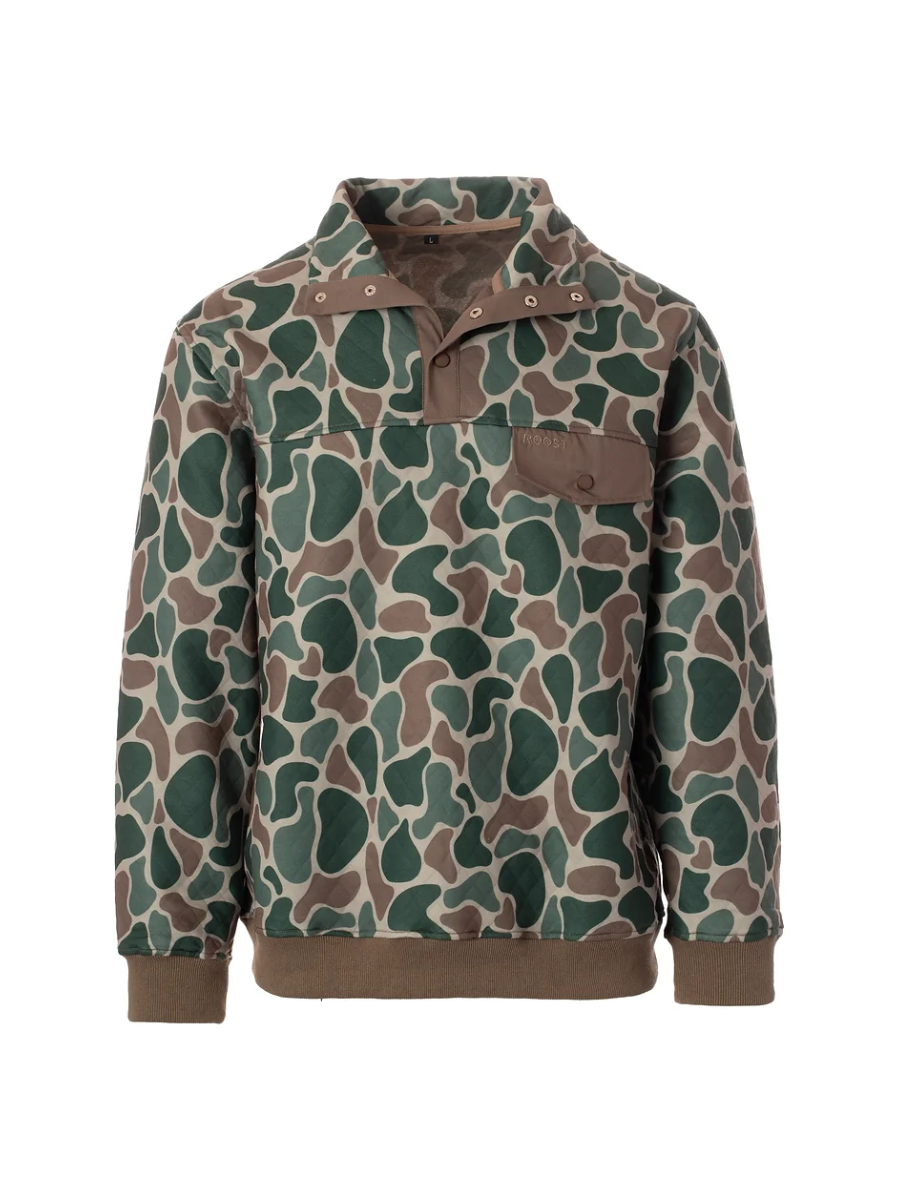 Roost | YOUTH Quilted Pullover - Camo