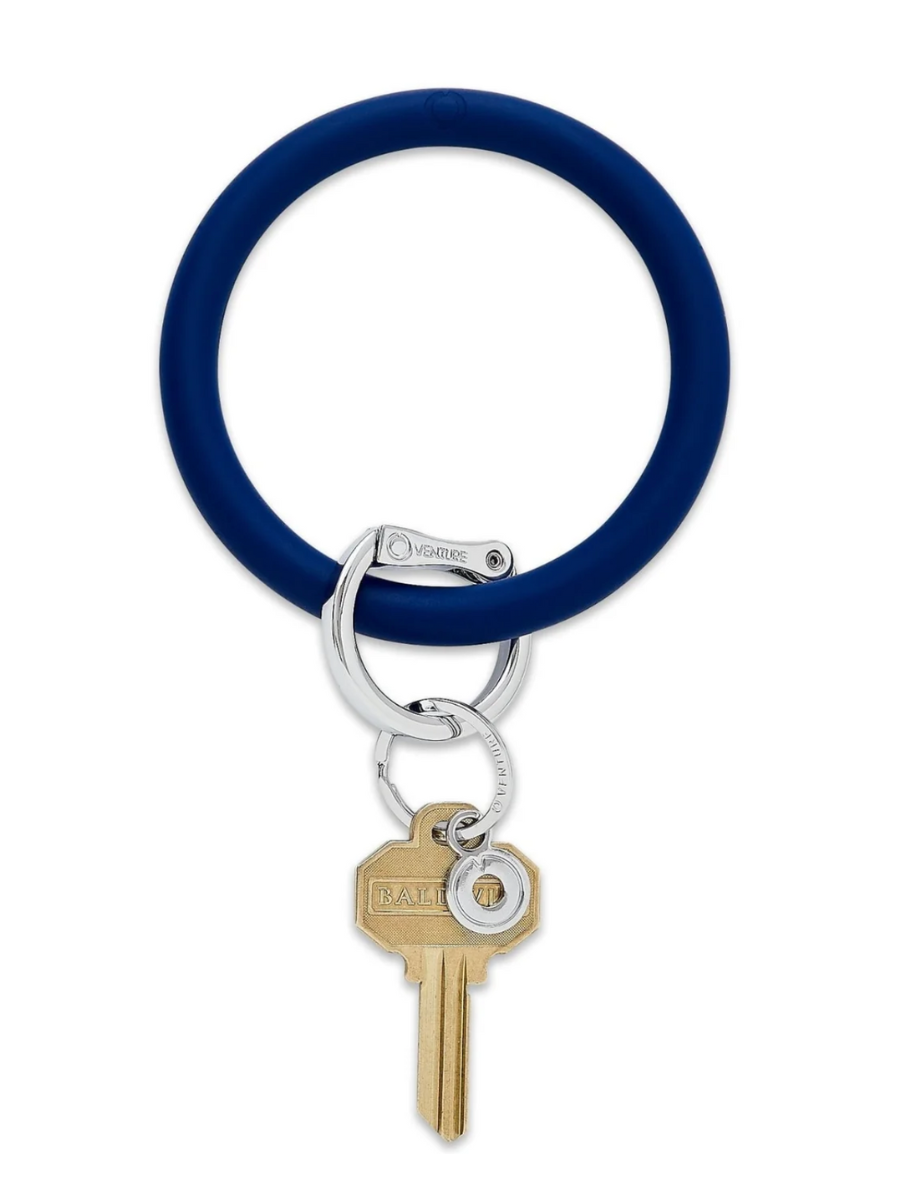 OVENTURE | Silicone Big O Key Ring - Midnight Navy