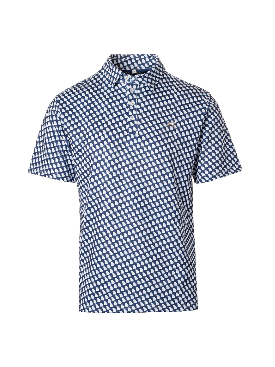 Fieldstone | GA Southern State Pride Polo - Navy