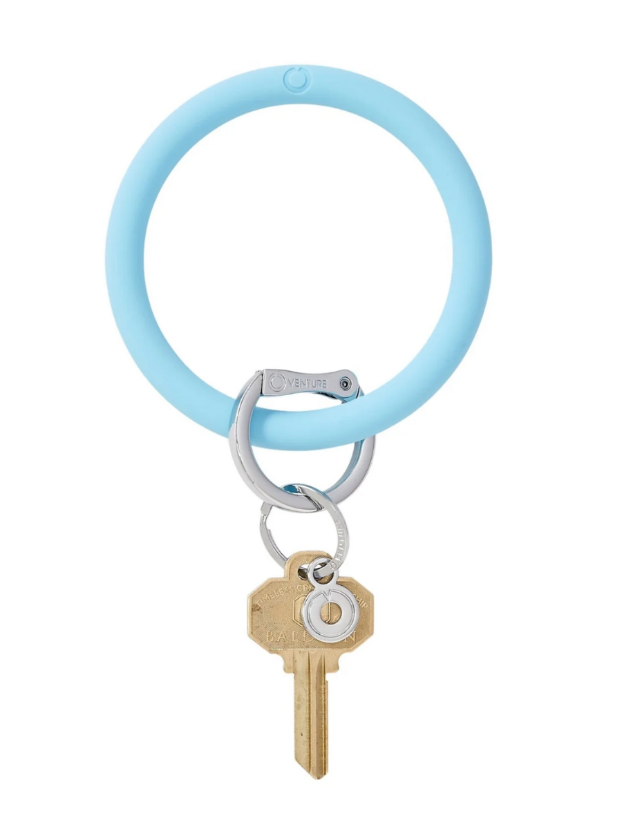 OVENTURE | Silicone Big O Key Ring - Sweet Carolina Blue