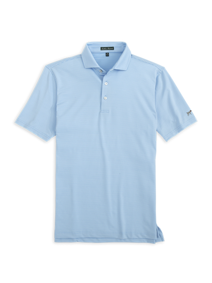 Southern Point Co. | Powder Blue - YOUTH Dune Stripe Polo