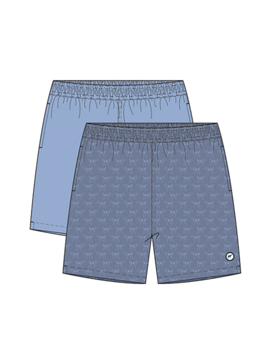Southern Point Co. | YOUTH H20 Patterned Trunk - Blue Sky
