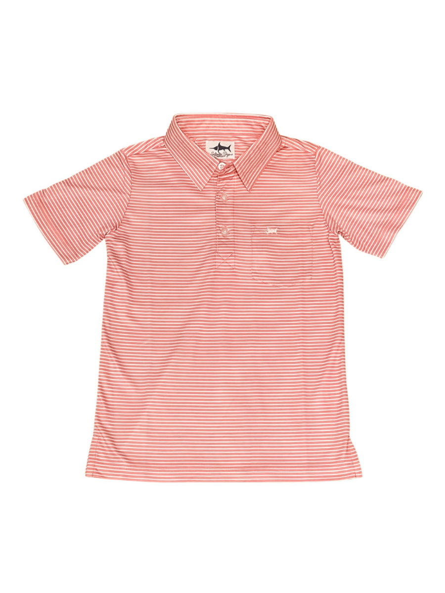 boys coral polo