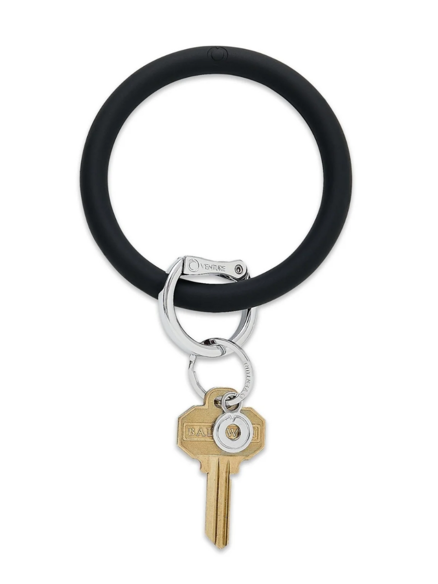 OVENTURE | Silicone Big O Key Ring - Back In Black