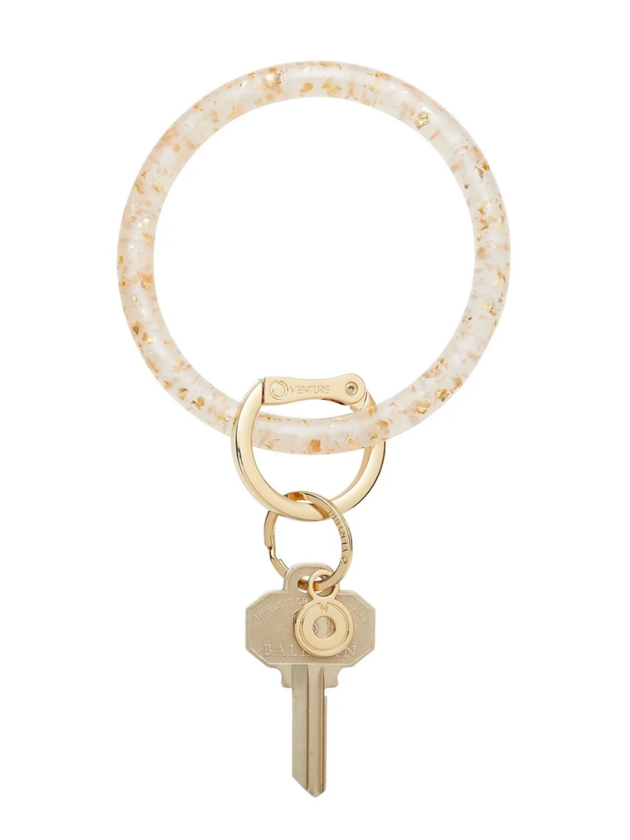 OVENTURE | Resing Big O Key Ring - 24 Karat