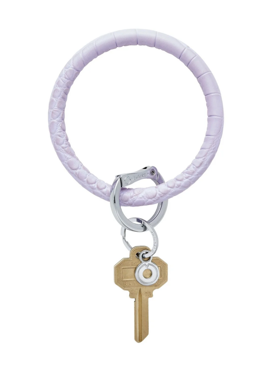 OVENTURE | Leather Big O Key Ring - In The Cabana Croc