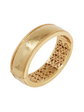 Julie Vos Cannes Statement Hinge Bangle Gold Hammered Gold Statement Bangle Bracelet Women's Accessory Jewelry Gift Jincy's