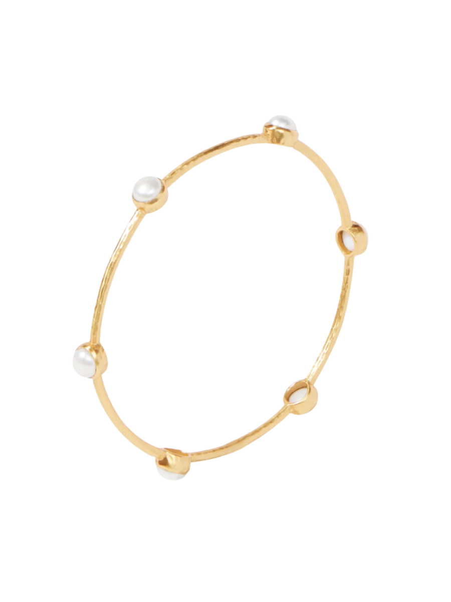 JULIE VOS | Milano Luxe Bangle - Pearl