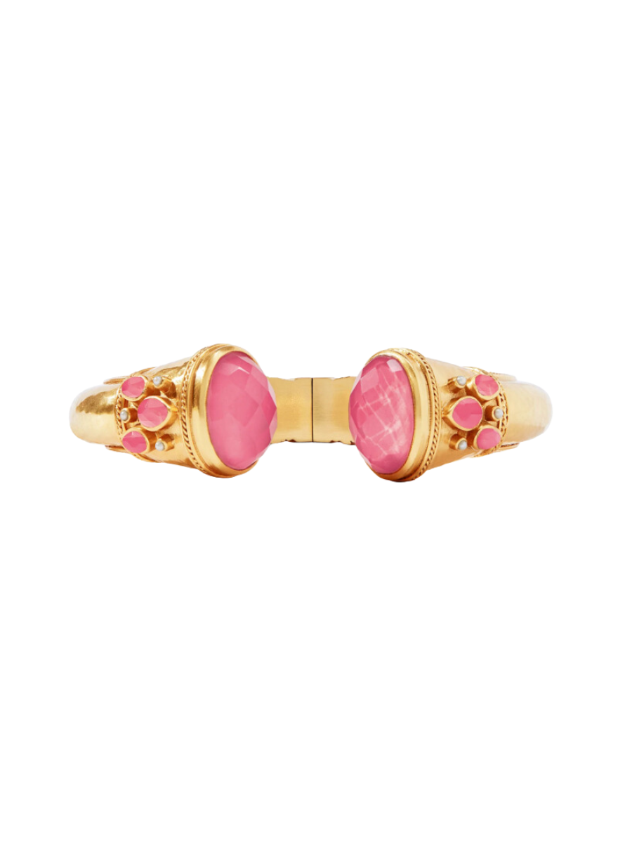 JULIE VOS | Cannes Cuff - Iridescent Peony Pink