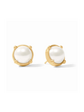 Julie Vos Honey Stud Pearl White Neutral Stud Earring Post Back Gold Women's Accessory Jewelry Gift Jincy's