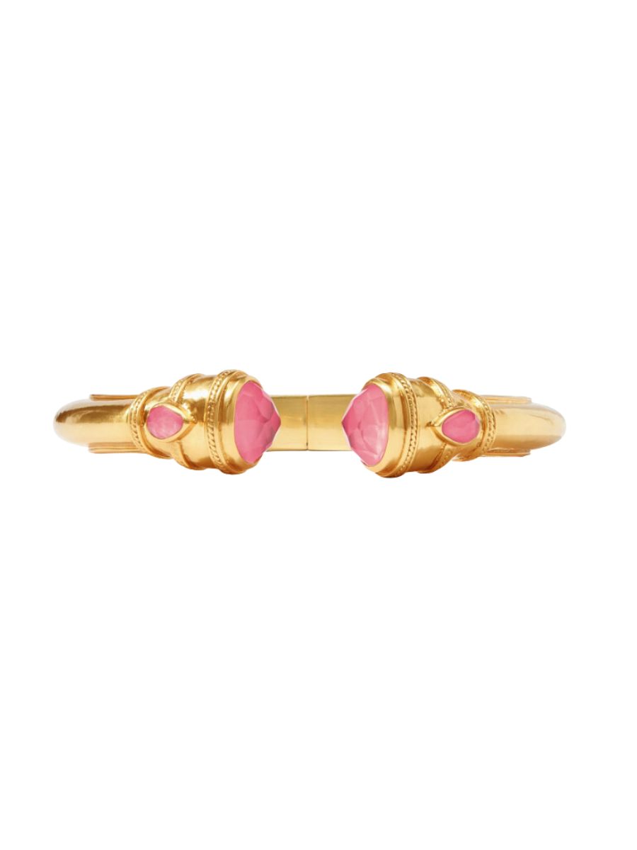 JULIE VOS | Cannes Demi Cuff - Iridescent Peony Pink