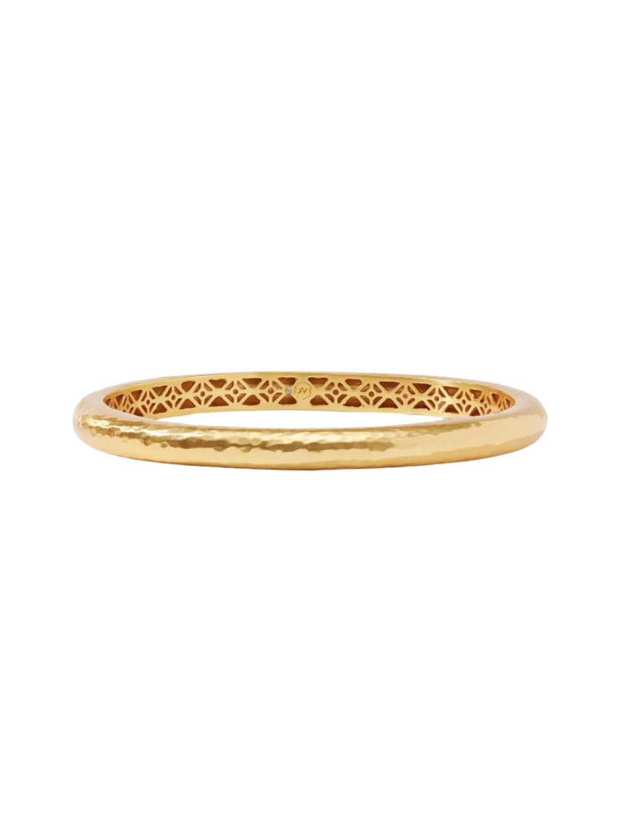 Julie Vos Havana Bangle Gold Solid Bangle Hammered Gold Bracelet Women's Statement Jewelry Stack Accessory Gift Jincy's