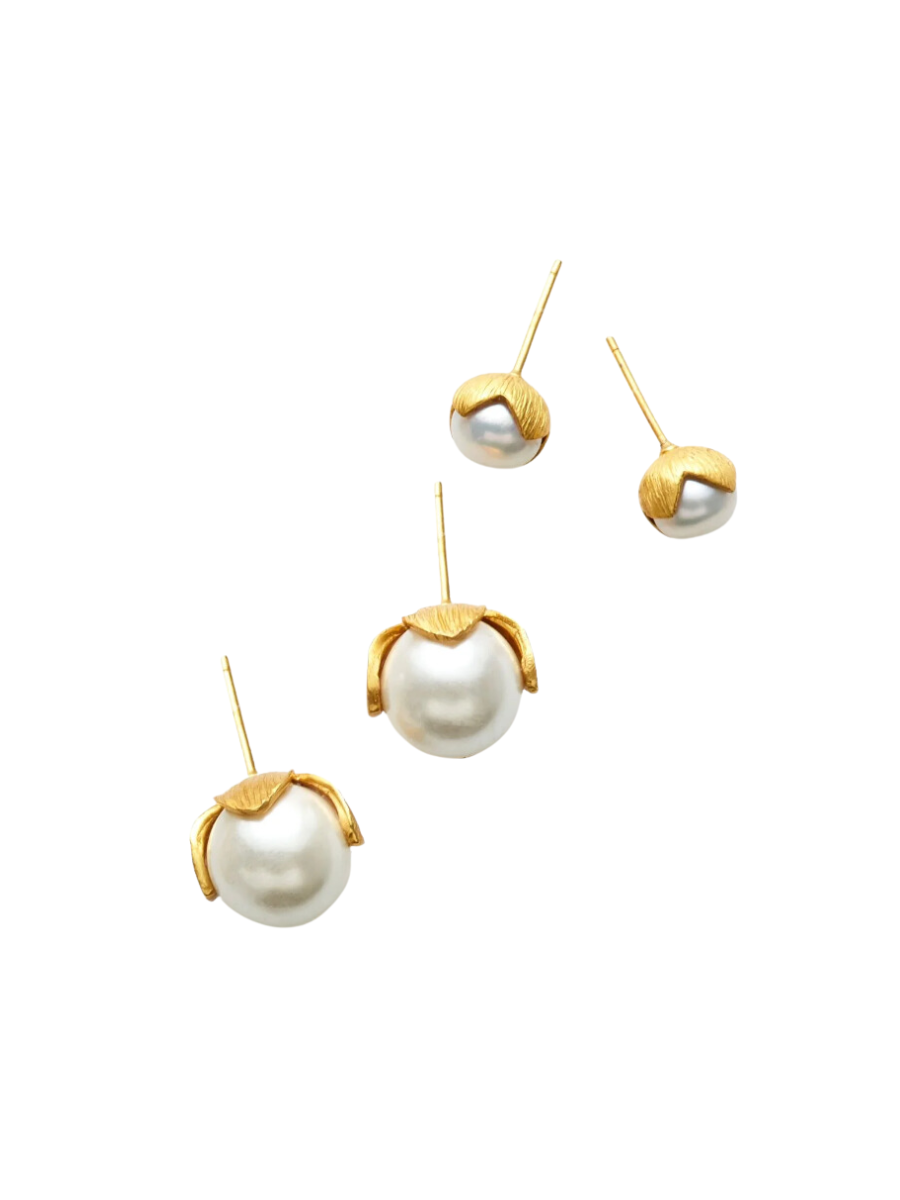 Julie Vos Penelope Stud Pearl Stud Earring Post Back Women's Jewelry Accessory Gift Jincy's