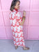 Jincy's Women's Boutique Spring Styles Pink & Poppy Maxi Midi Dress