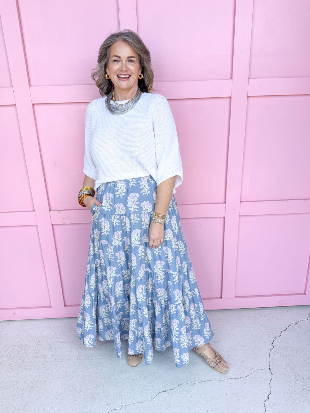 Jincy's Women's Boutique Spring Styles Ivory Knit Top 