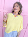 Jincy's Women's Boutique Spring Styles Yellow Knit Top
