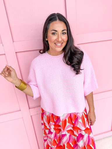 Jincy's Women's Boutique Spring Styles Pink Knit Top