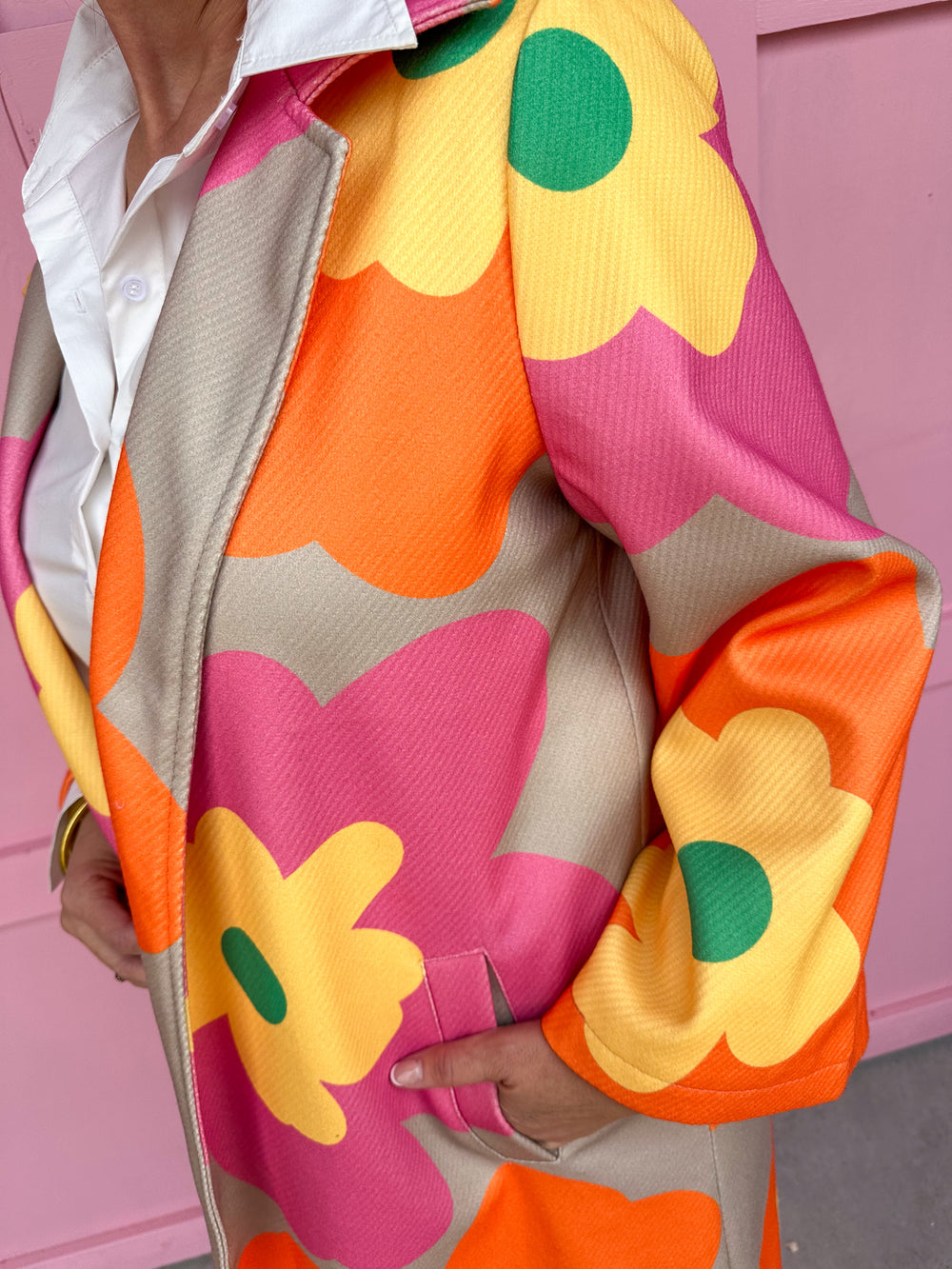 Retro Floral Coat