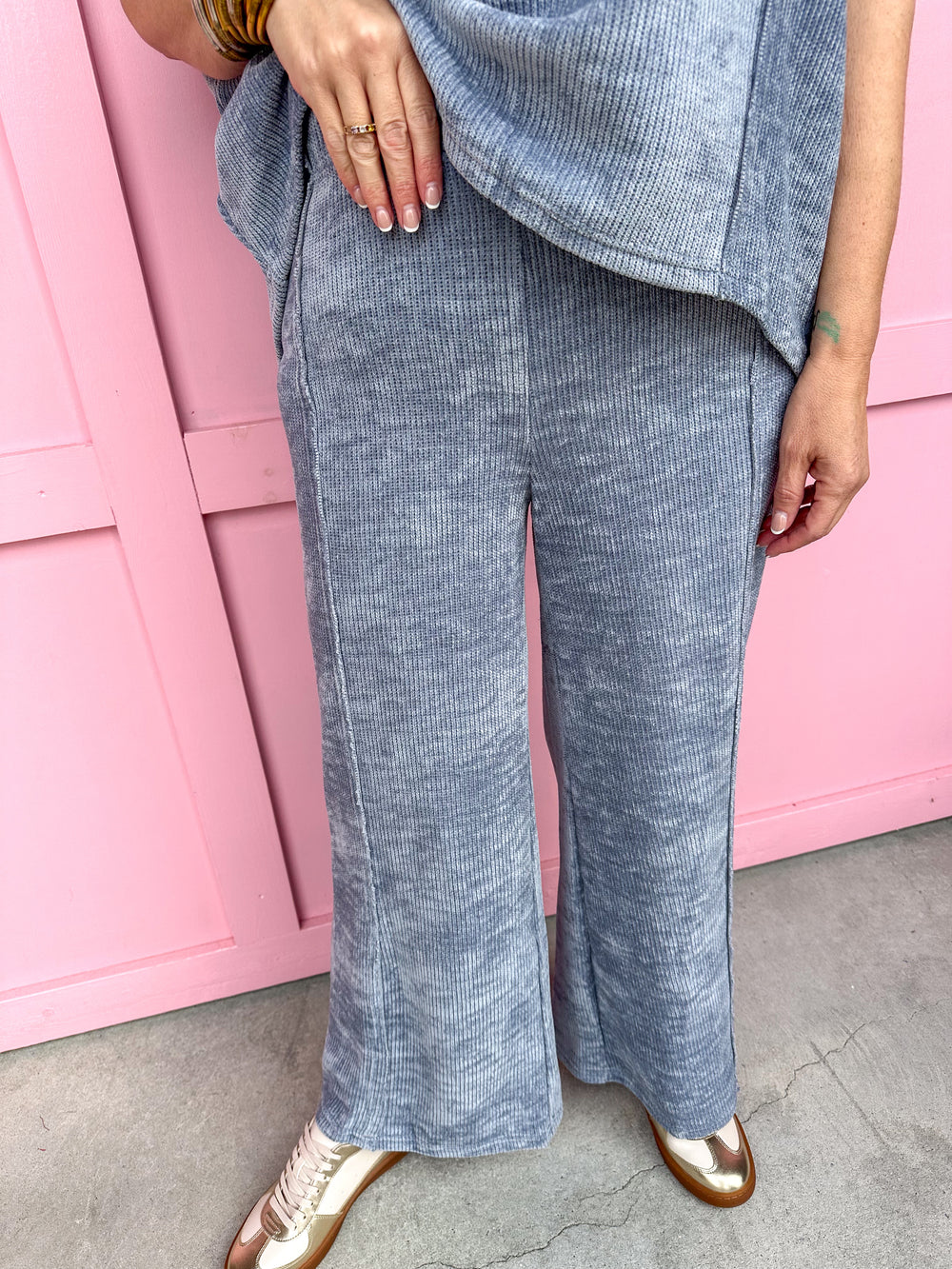 Comfy Cozy Set - Denim Blue