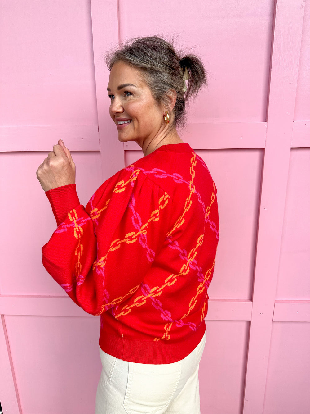 Where You See Fit Sweater - Red