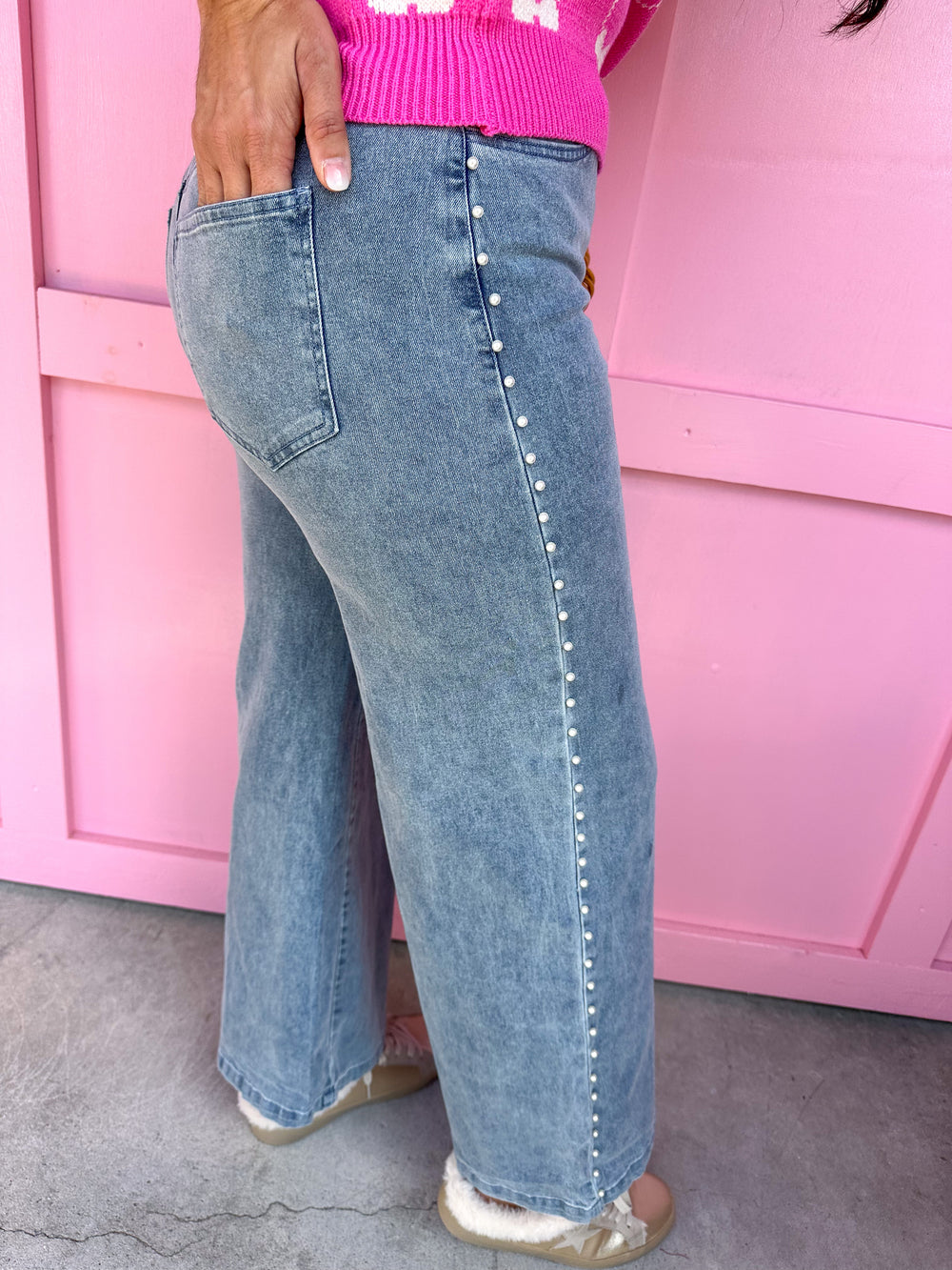 Pearl Chic Jeans - Denim