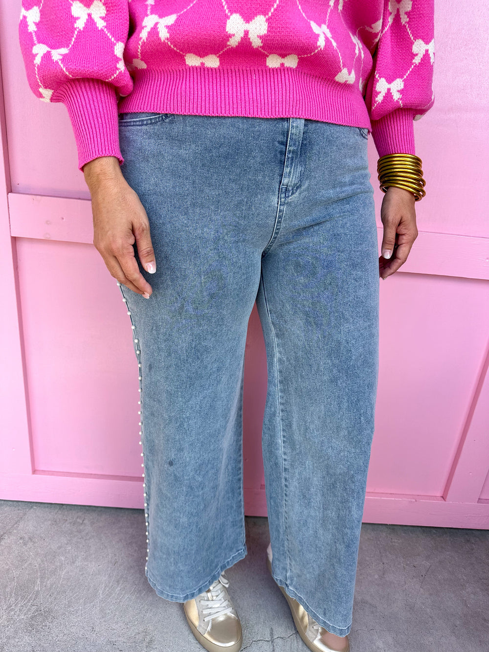 Pearl Chic Jeans - Denim