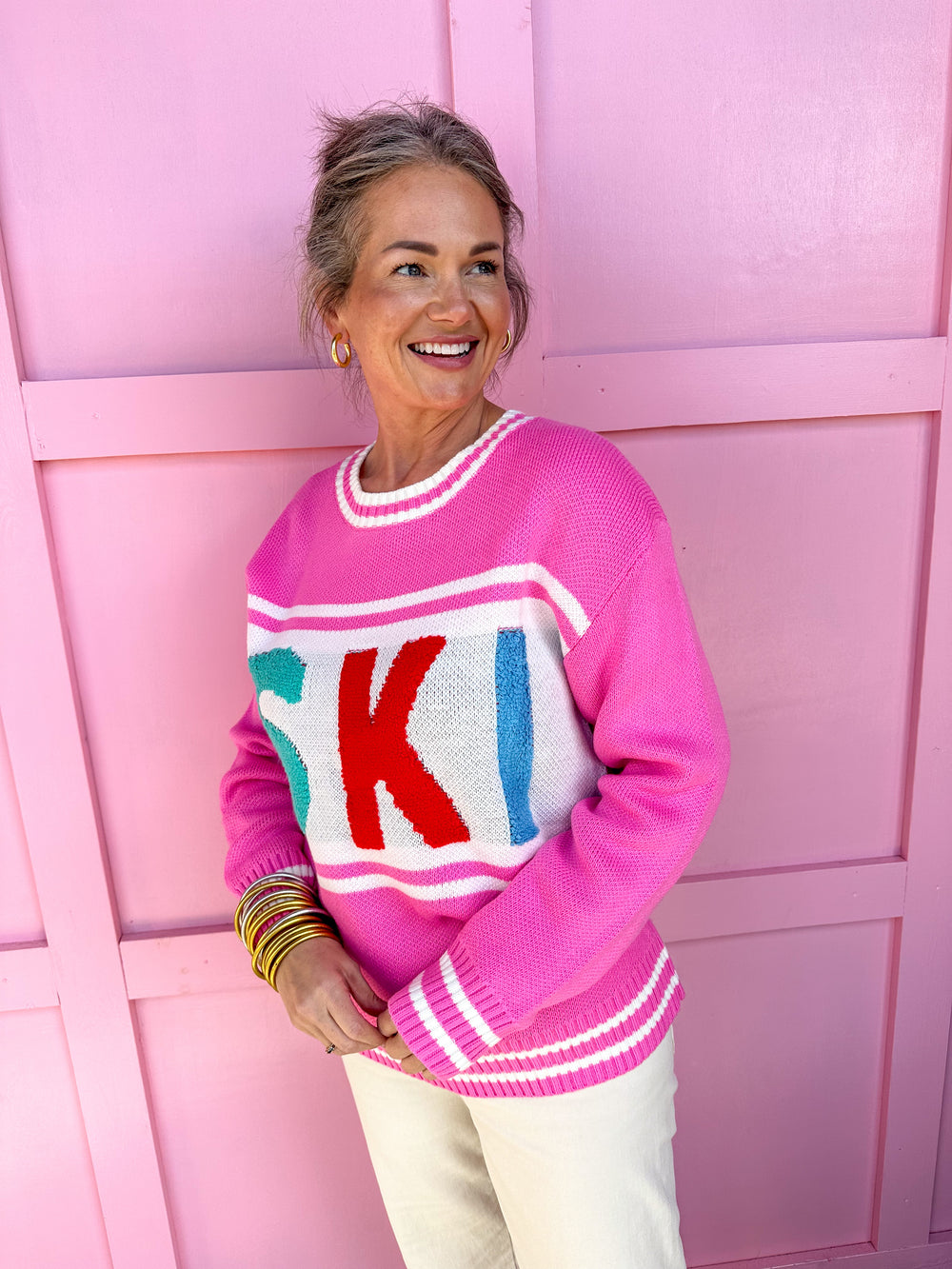 Ski Like A Girl Sweater