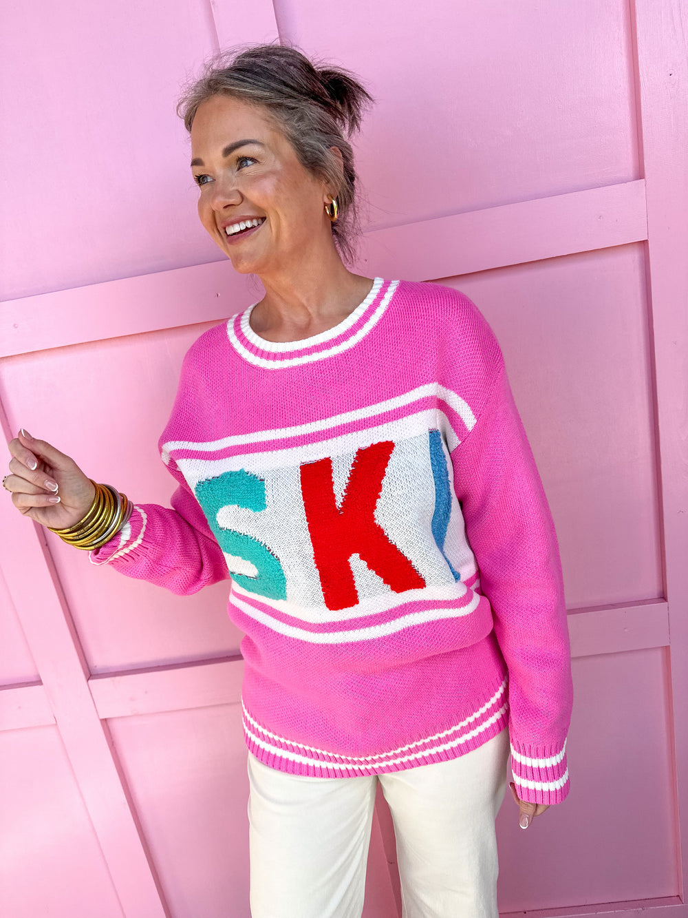 Ski Like A Girl Sweater