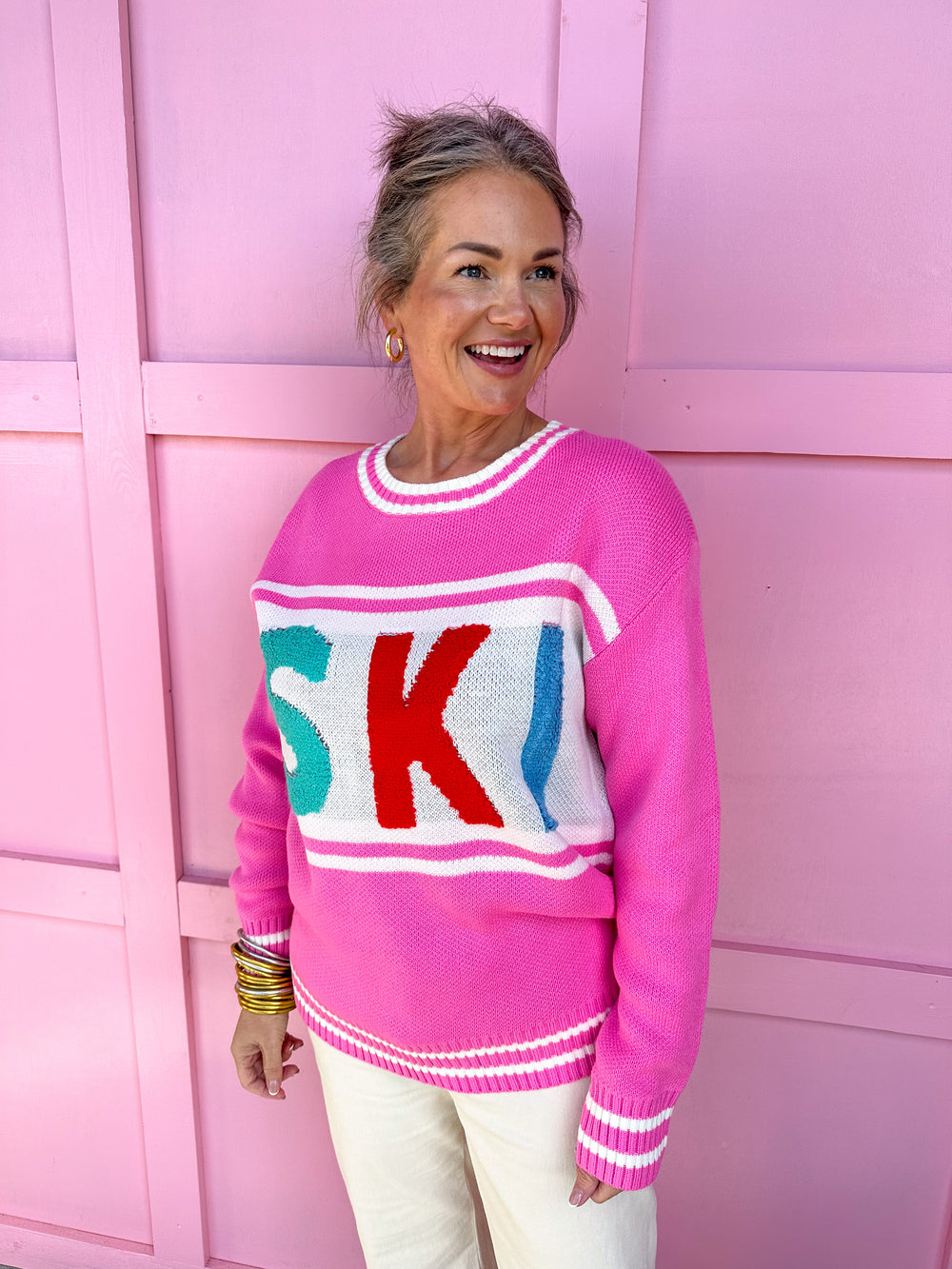 Ski Like A Girl Sweater