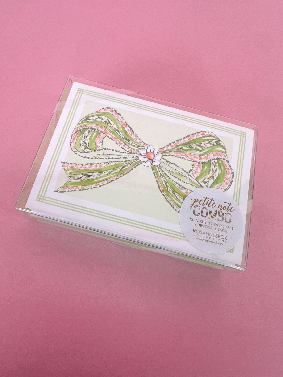 Rosanne Beck | Petite Note Combo - Garden Party Green Bow