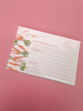 Rosanne Beck | Recipe Card - Carrots