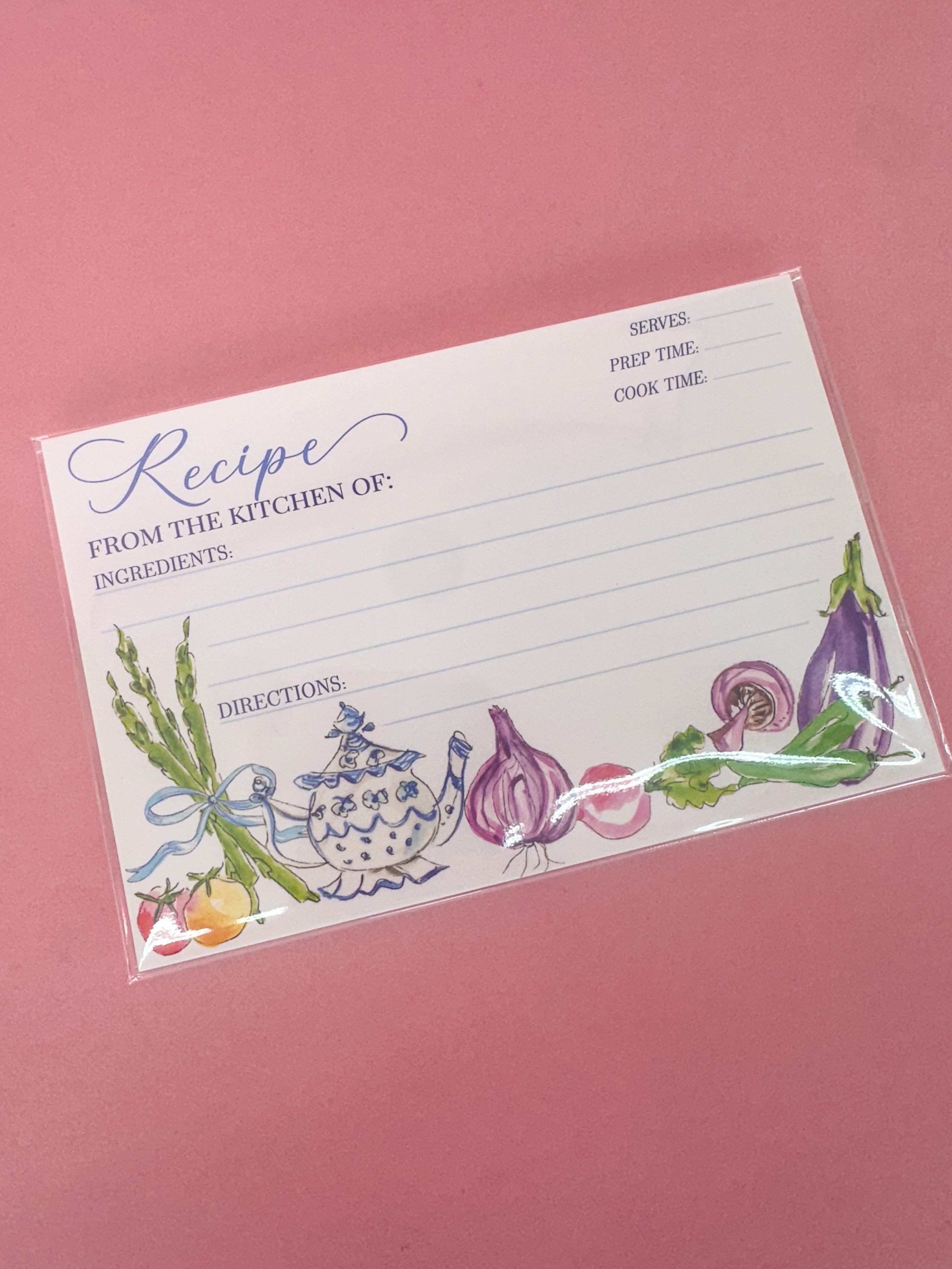 Rosanne Beck | Recipe Card - Teapot Vegetables