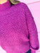 Jincy's Women's Boutique Winter Styles Plus Size Berry mock neck sweater