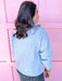 Jincy's Women's Boutique Winter Styles Plus Size light blue turtleneck sweater