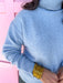 Jincy's Women's Boutique Winter Styles Plus Size light blue turtleneck sweater