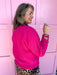 Jincy's Women's Boutique winter styles Plus Size pink mock neck sweater